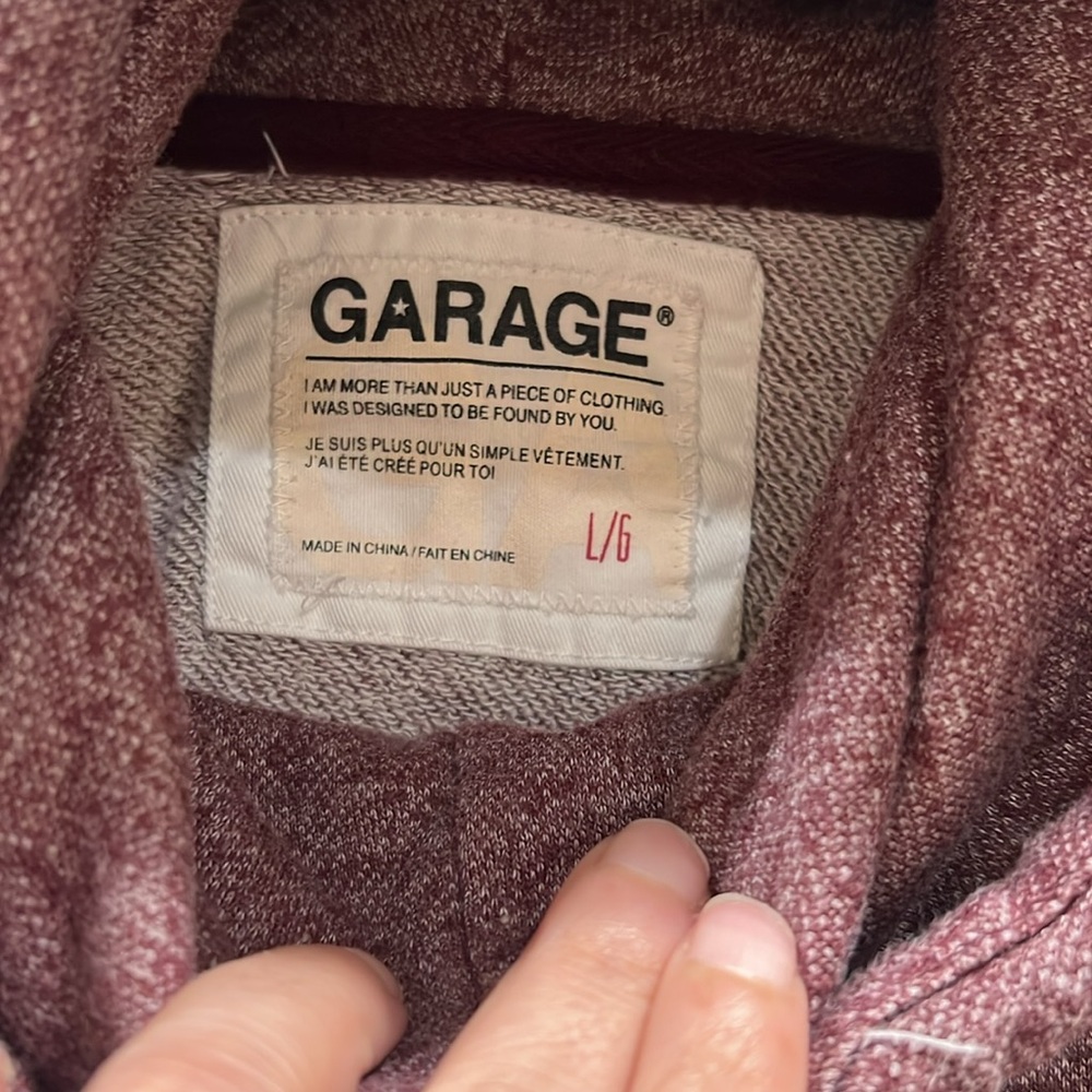 Garage hoodie size Large - Picture 3 of 8
